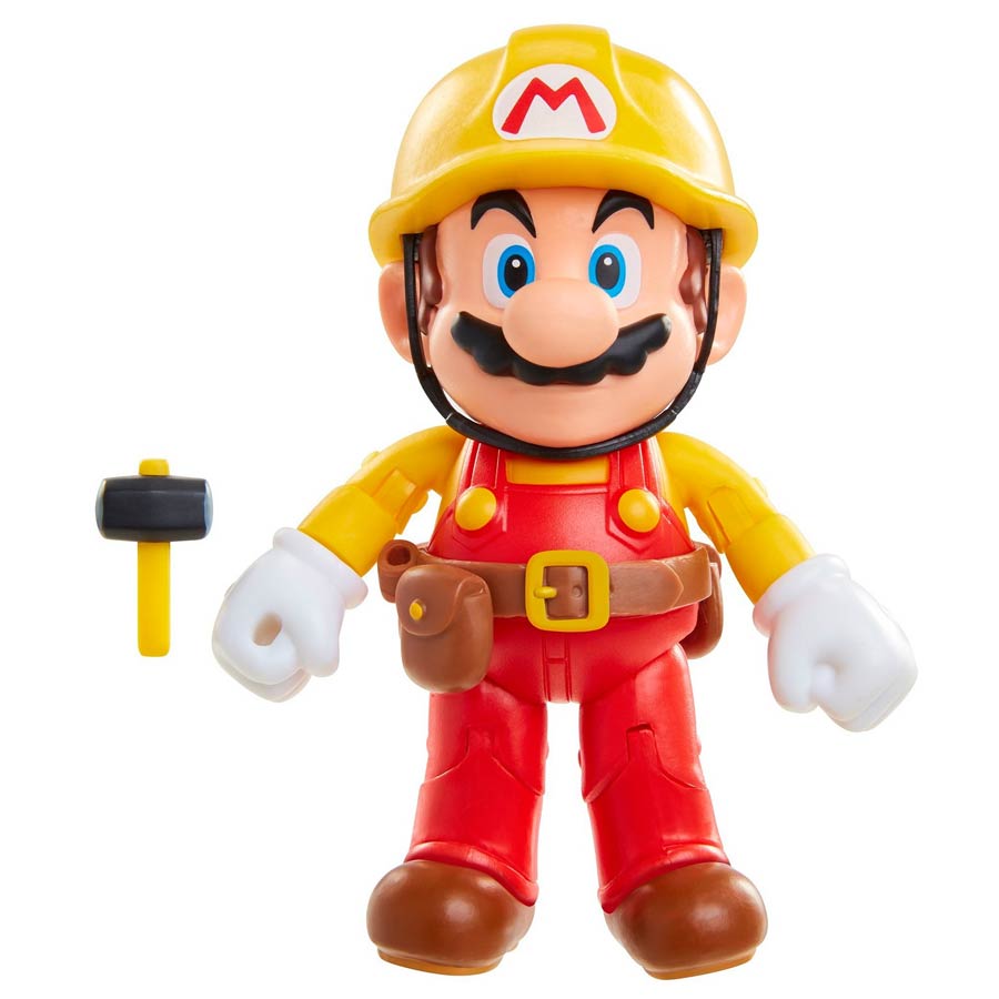 World Of Nintendo 4-Inch Action Figure Wave 11 - Mario Maker Mario