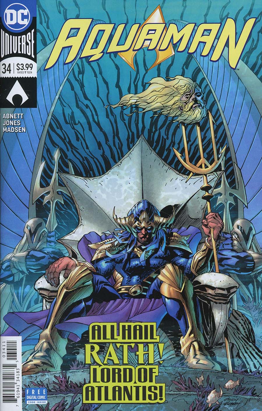 Aquaman Vol 6 #34 Cover A Regular Andy Kubert Cover
