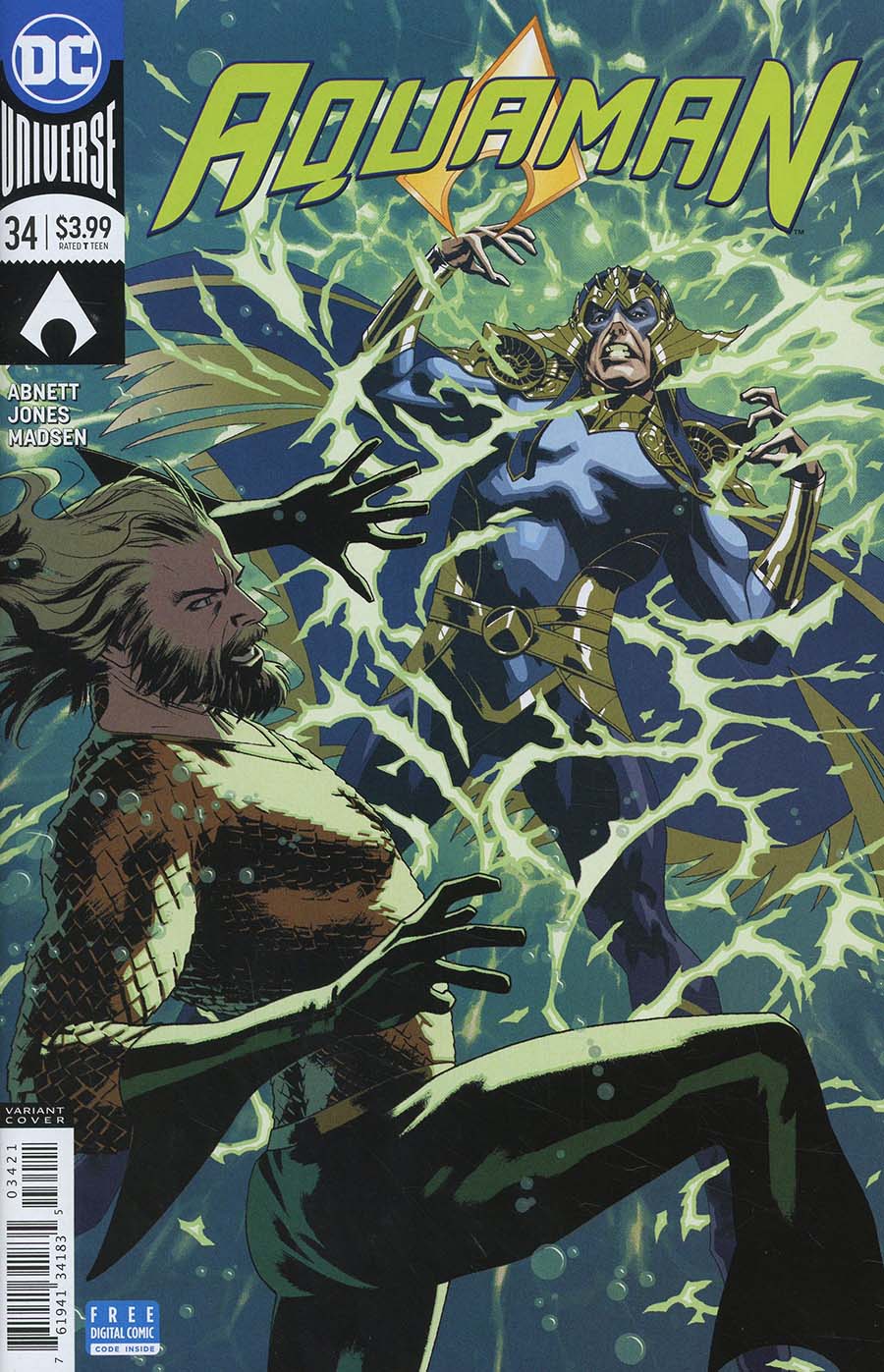 Aquaman Vol 6 #34 Cover B Variant Joshua Middleton Cover