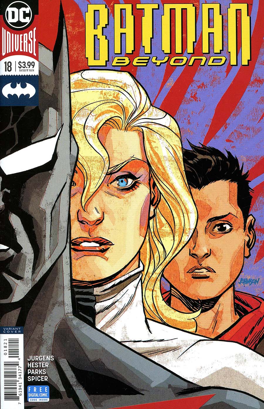 Batman Beyond Vol 6 #18 Cover B Variant Dave Johnson Cover