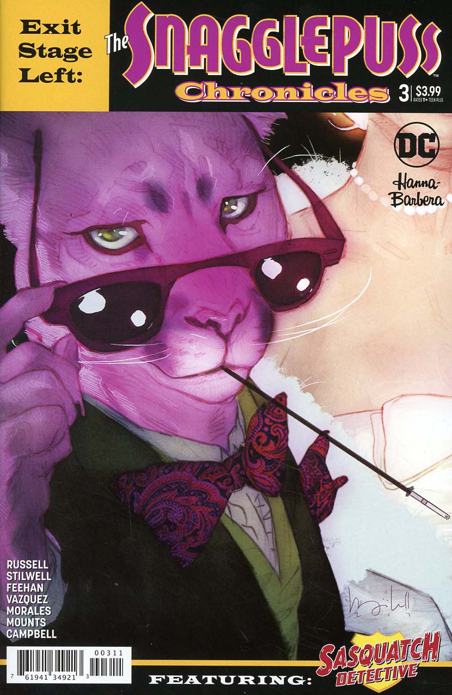 Exit Stage Left The Snagglepuss Chronicles #3 Cover A Regular Ben Caldwell Cover