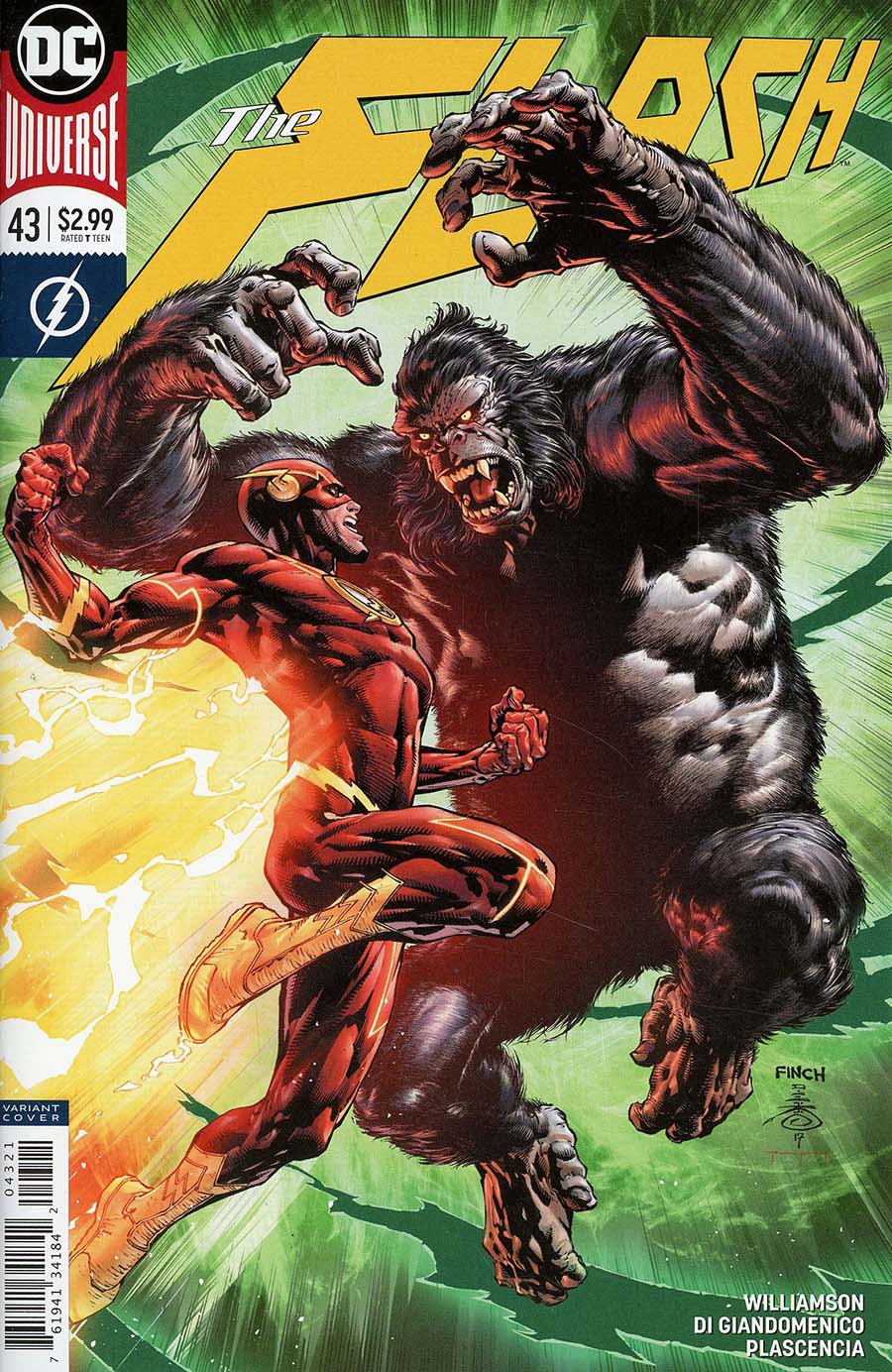 Flash Vol 5 #43 Cover B Variant David Finch & Danny Miki Cover