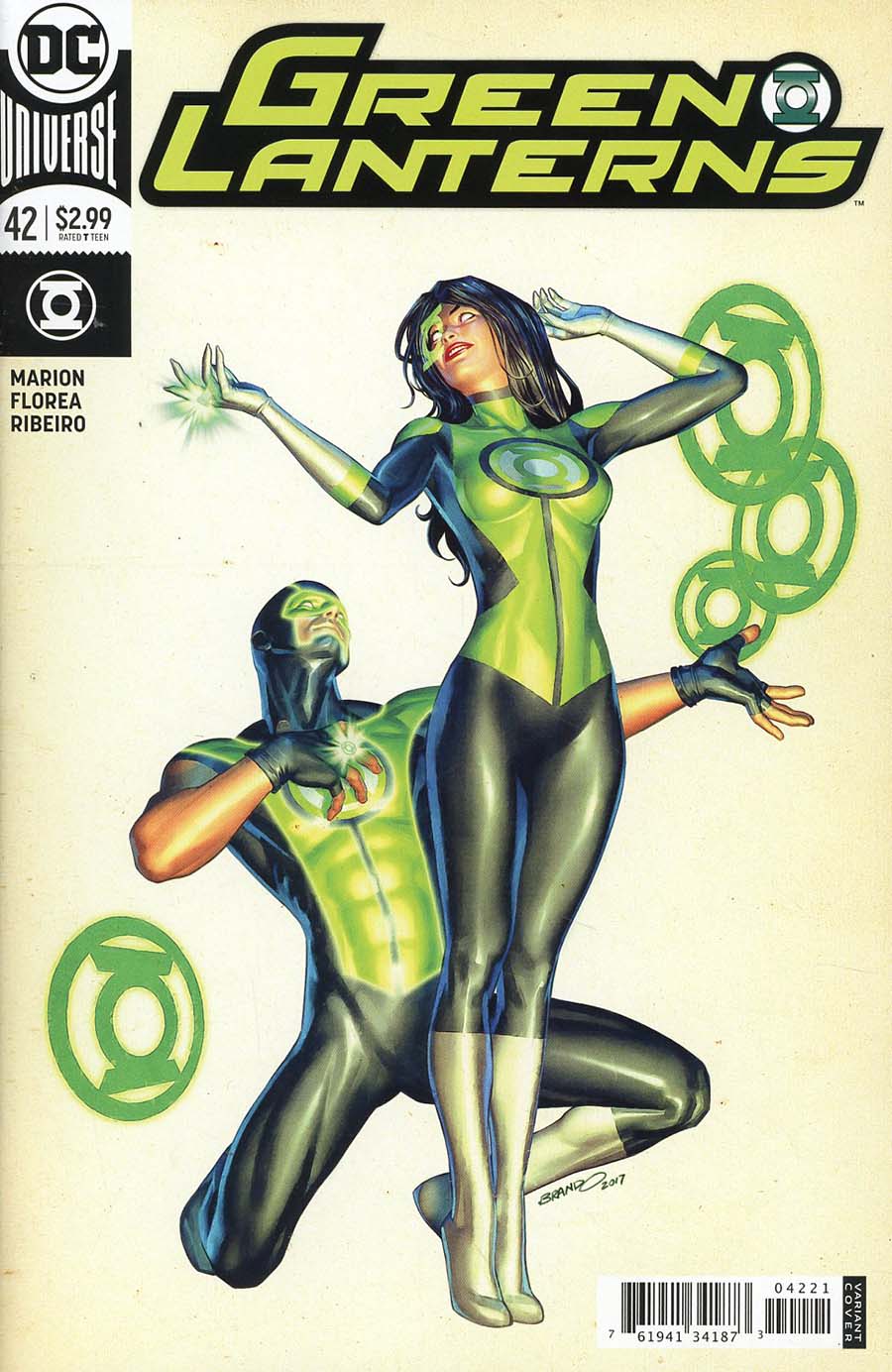 Green Lanterns #42 Cover B Variant Brandon Peterson Cover