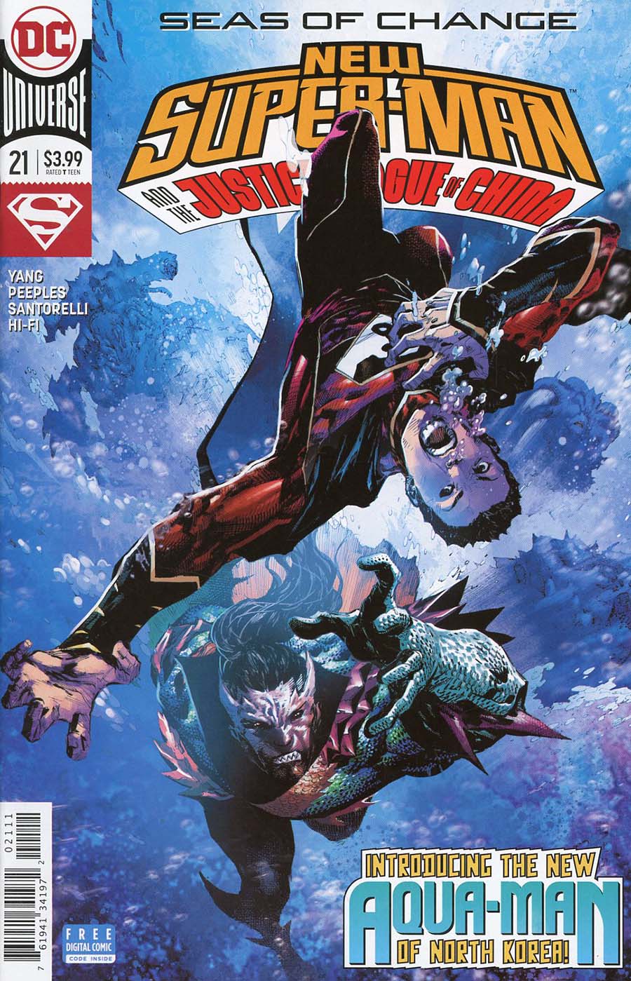 New Super-Man And The Justice League Of China #21 Cover A Regular Philip Tan Cover