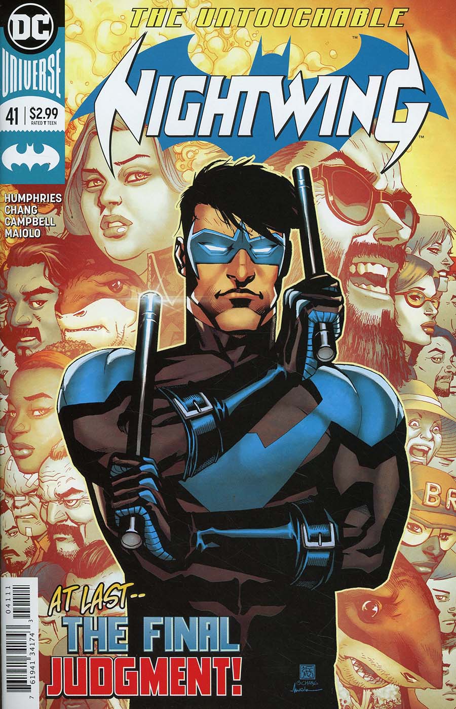 Nightwing Vol 4 #41 Cover A Regular Bernard Chang Cover