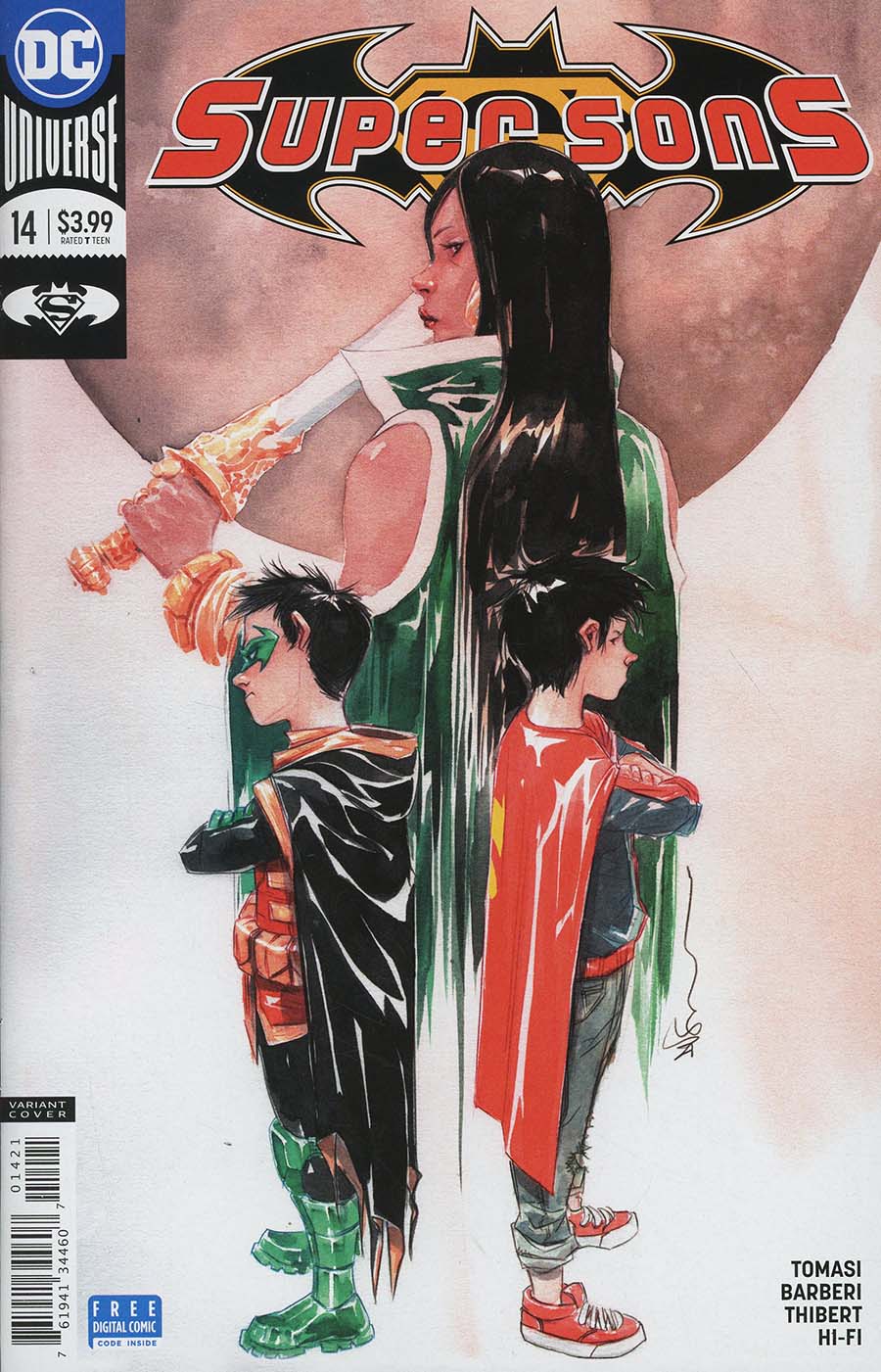Super Sons #14 Cover B Variant Dustin Nguyen Cover