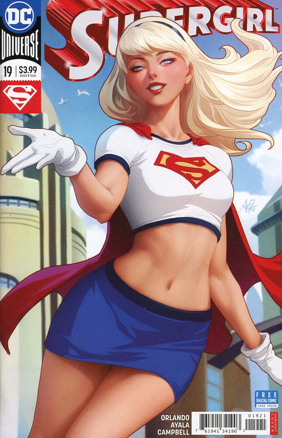 Supergirl Vol 7 #19 Cover B Variant Stanley Artgerm Lau Cover