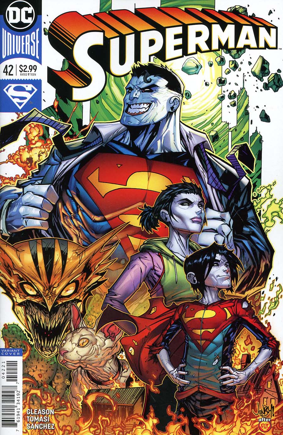 Superman Vol 5 #42 Cover B Variant Jonboy Meyers Cover