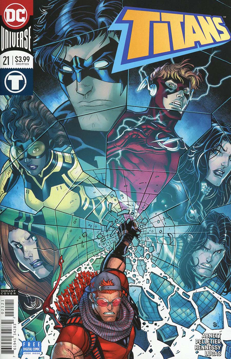 Titans Vol 3 #21 Cover B Variant Nick Bradshaw Cover