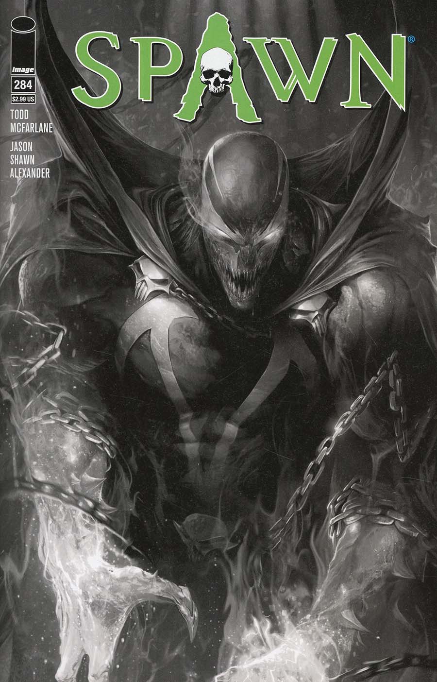 Spawn #284 Cover B Variant Francesco Mattina Sketch Cover