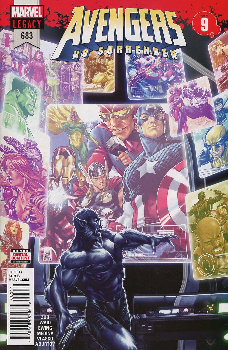 Avengers Vol 6 #683 Cover A 1st Ptg Regular Mark Brooks Cover (No Surrender Part 9)(Marvel Legacy Tie-In)