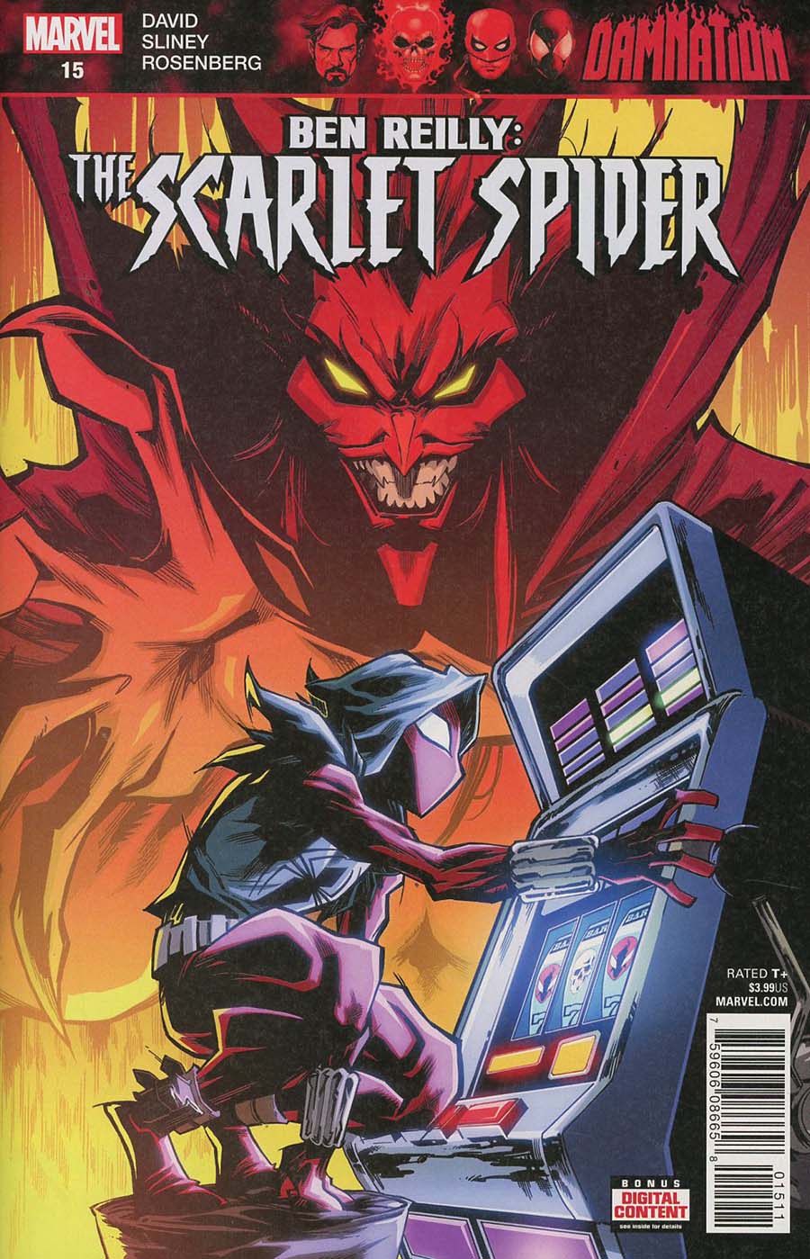 Ben Reilly The Scarlet Spider #15 (Damnation Tie-In)(Marvel Legacy Tie-In)