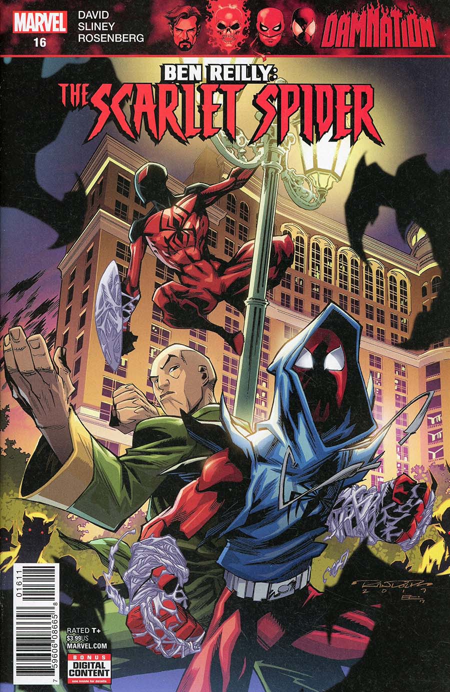 Ben Reilly The Scarlet Spider #16 (Damnation Tie-In)(Marvel Legacy Tie-In)