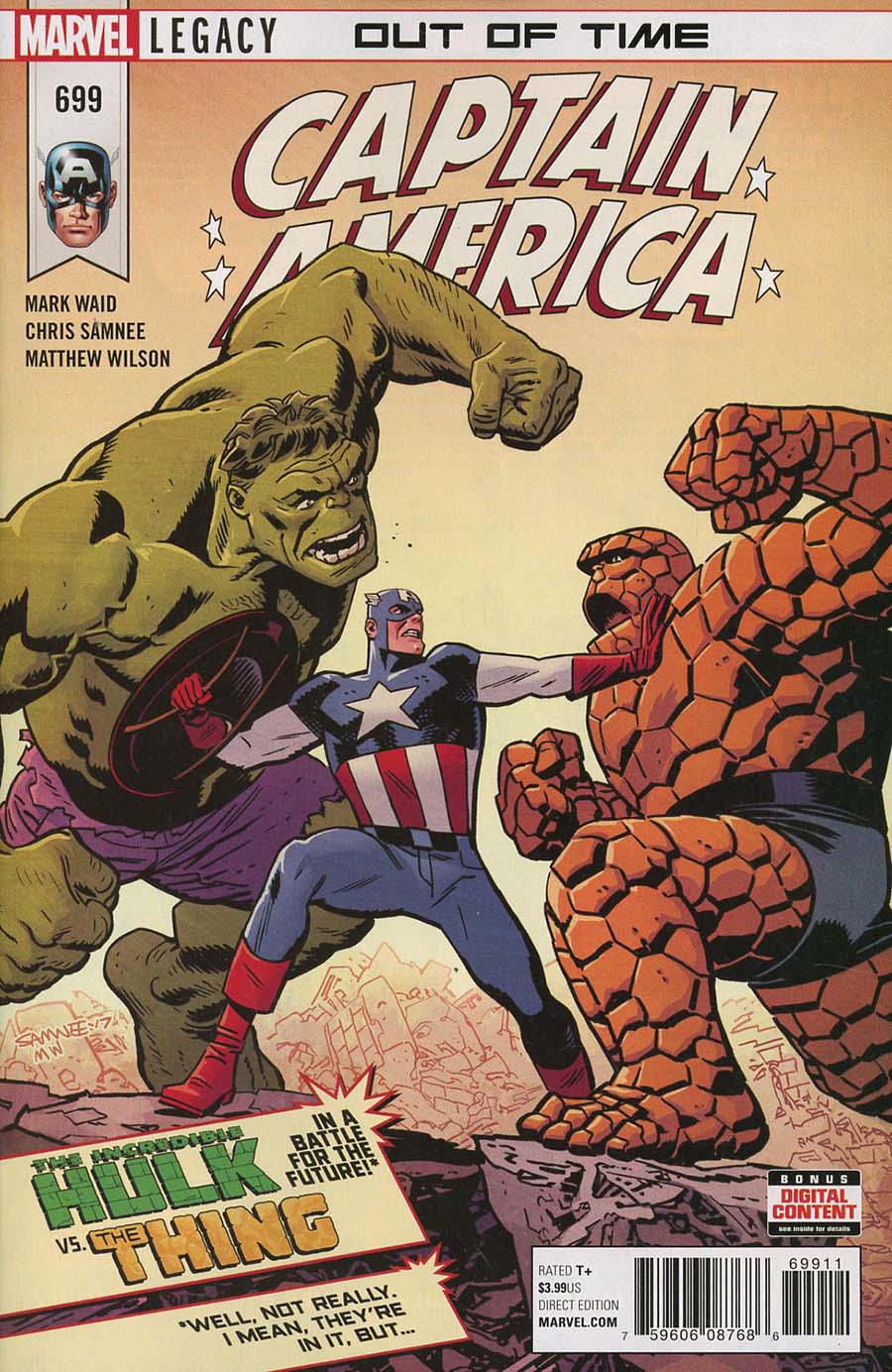 Captain America Vol 8 #699 (Marvel Legacy Tie-In)