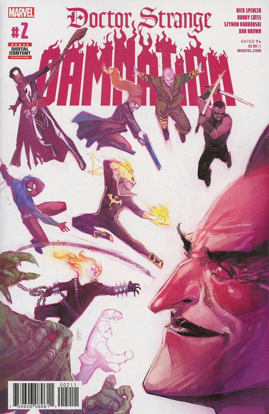 Doctor Strange Damnation #2 Cover A Regular Rod Reis Cover (Marvel Legacy Tie-In)