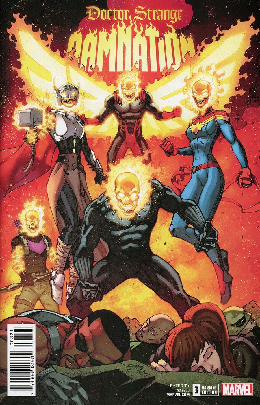 Doctor Strange Damnation #3 Cover B Variant Ron Lim Cover (Marvel Legacy Tie-In)