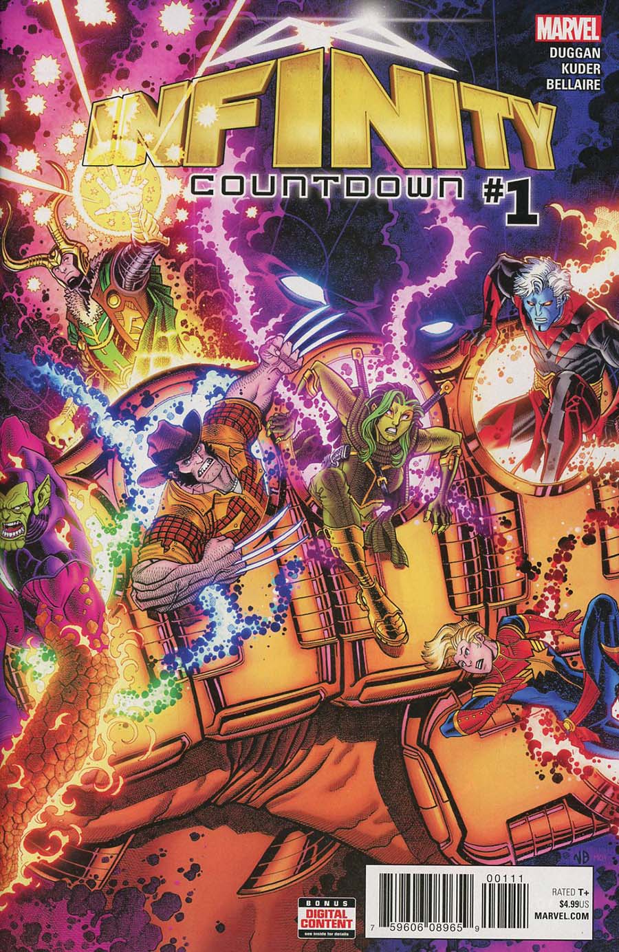 Infinity Countdown #1 Cover A 1st Ptg Regular Nick Bradshaw Cover (Marvel Legacy Tie-In)