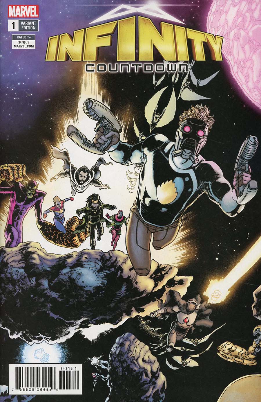 Infinity Countdown #1 Cover B Variant Aaron Kuder Connecting Cover (1 Of 5)(Marvel Legacy Tie-In)