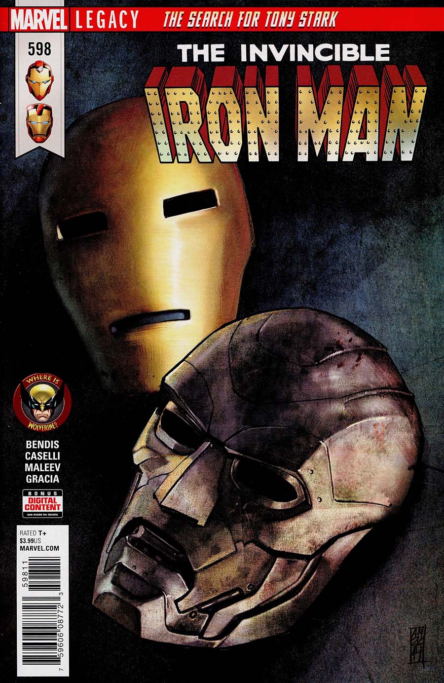 Invincible Iron Man Vol 3 #598 Cover A Regular Alex Maleev Cover (Marvel Legacy Tie-In)