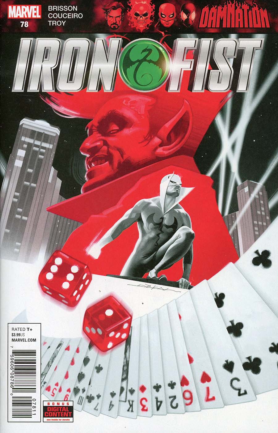 Iron Fist Vol 5 #78 (Damnation Tie-In)(Marvel Legacy Tie-In)