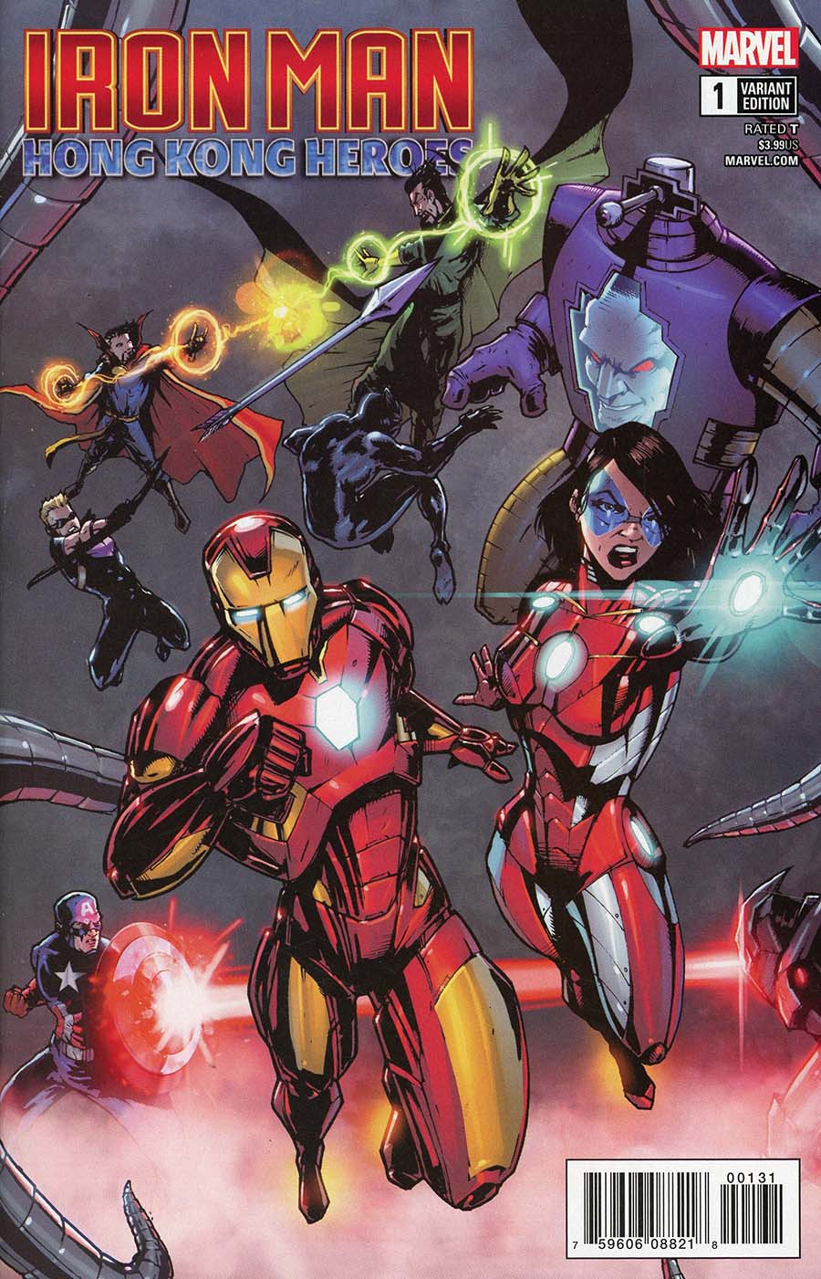 Iron Man Hong Kong Heroes #1 Cover C Variant Brian Crosby Cover (Marvel Legacy Tie-In)