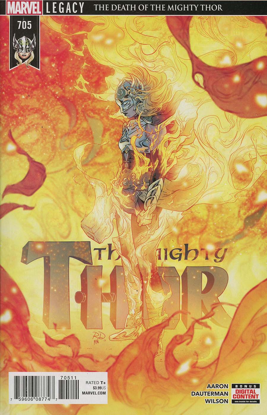 Mighty Thor Vol 2 #705 Cover A Regular Russell Dauterman Cover (Marvel Legacy Tie-In)