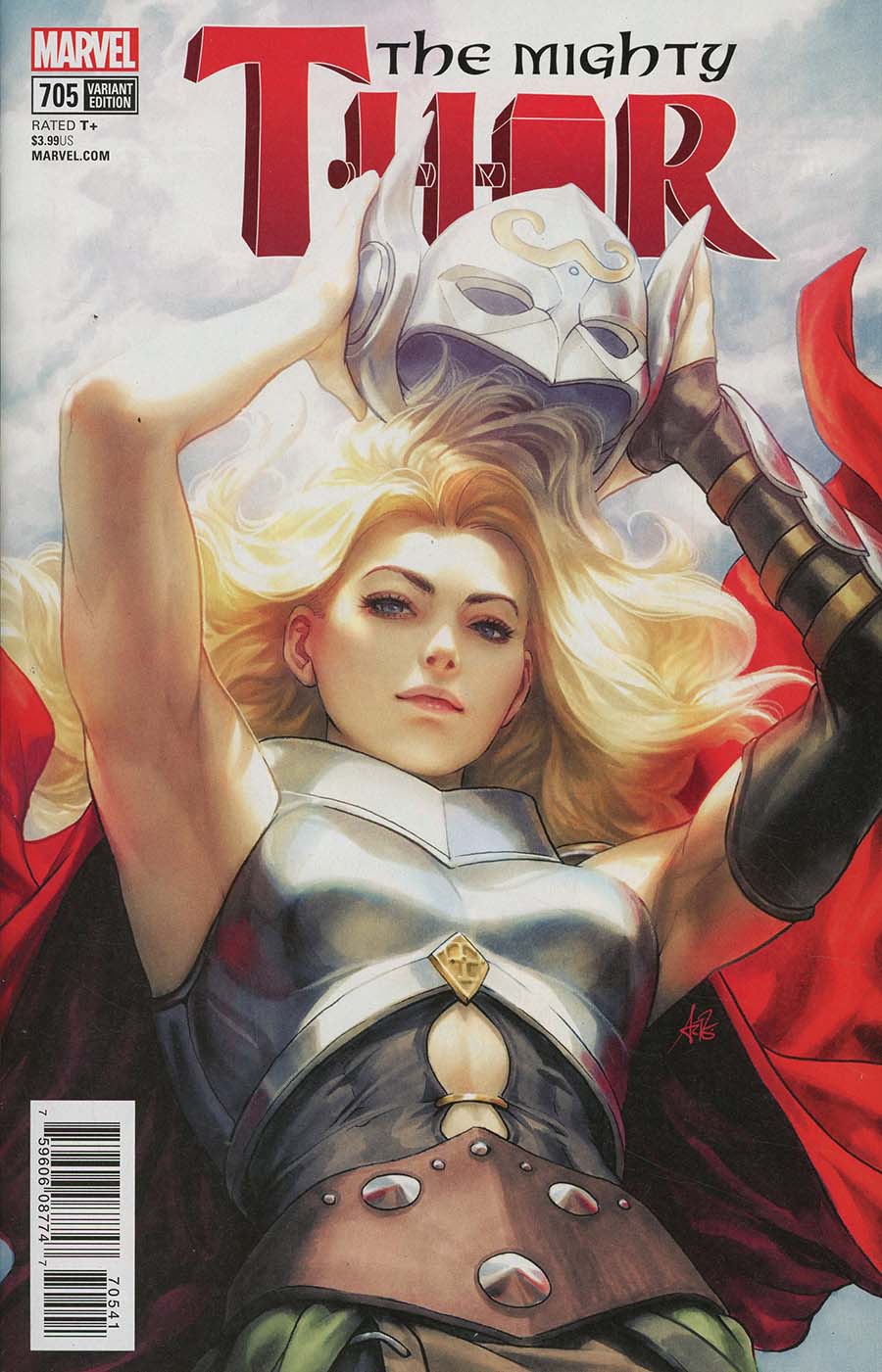 Mighty Thor Vol 2 #705 Cover B Variant Stanley Artgerm Lau Cover (Marvel Legacy Tie-In)
