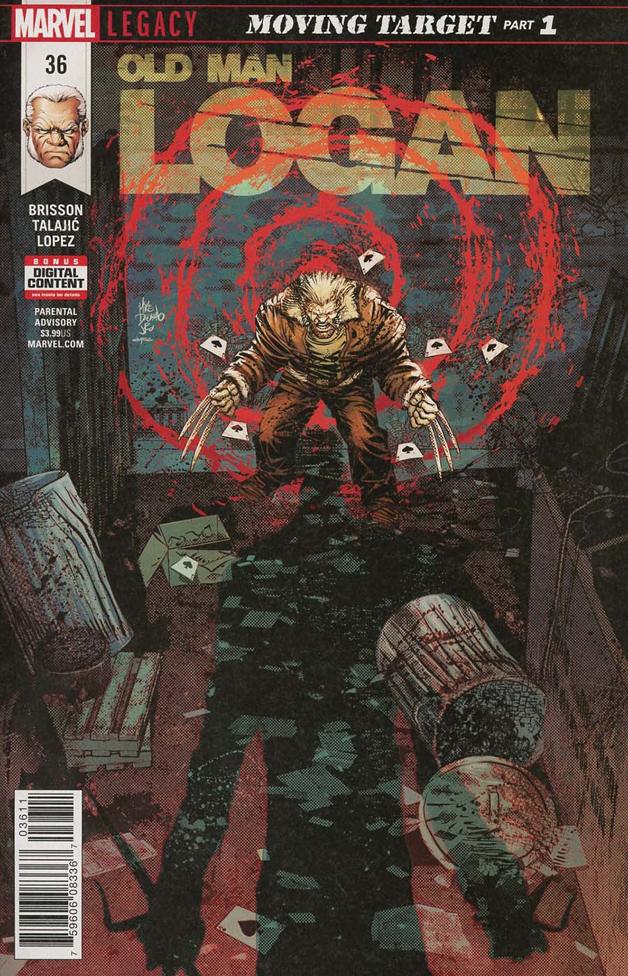 Old Man Logan Vol 2 #36 Cover A Regular Mike Deodato Jr Cover (Marvel Legacy Tie-In)