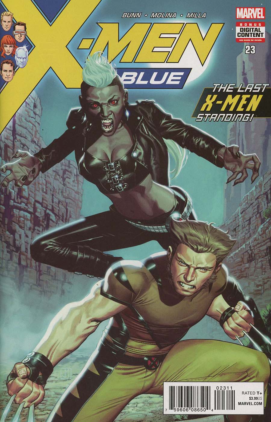 X-Men Blue #23 Cover A Regular Jorge Molina Cover (Marvel Legacy Tie-In)