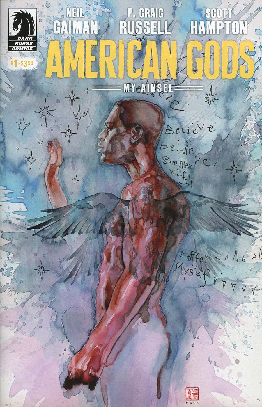 American Gods My Ainsel #1 Cover B Variant David Mack Cover