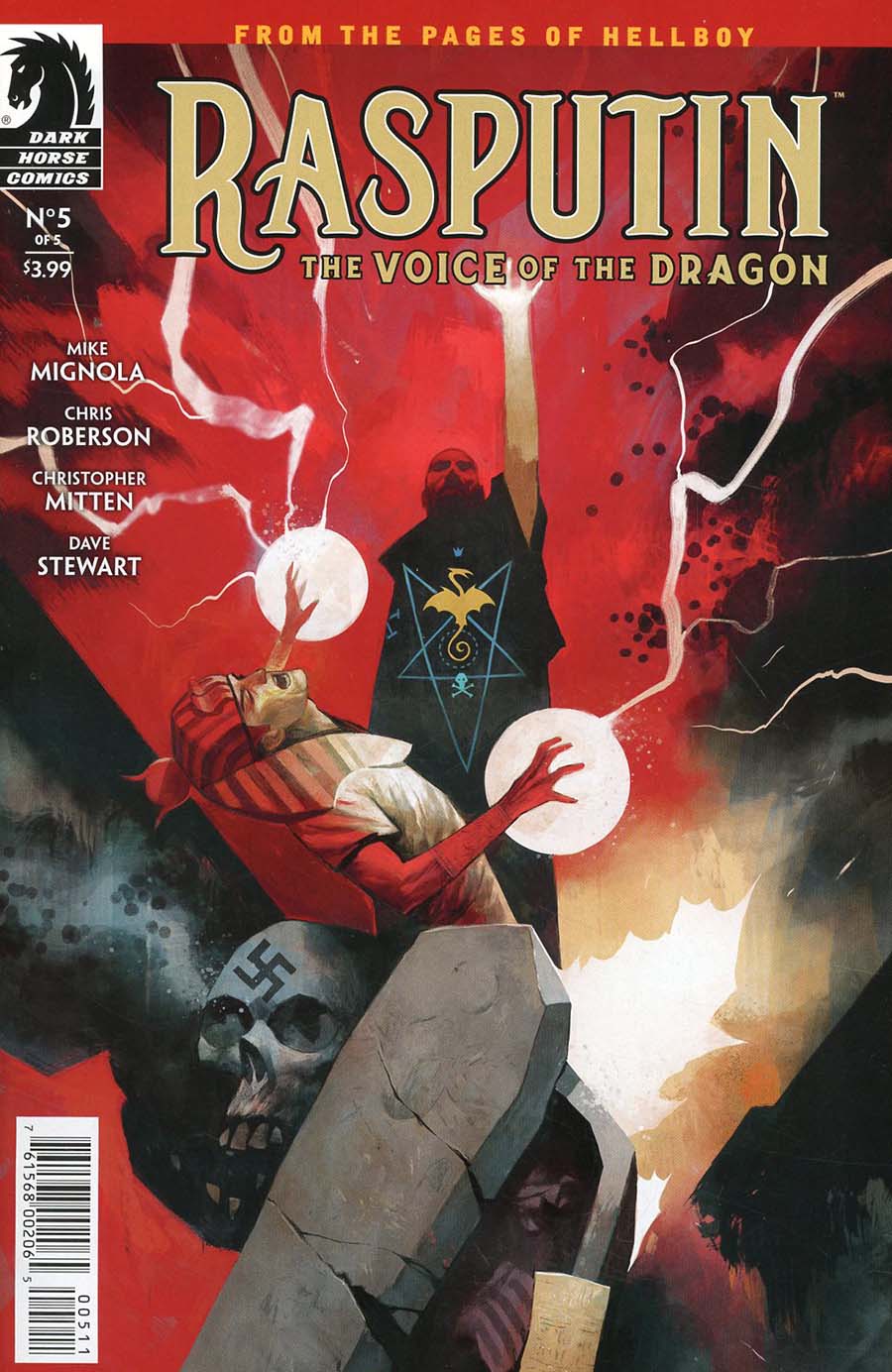 Rasputin Voice Of The Dragon #5 Cover A Regular Mike Huddleston Cover