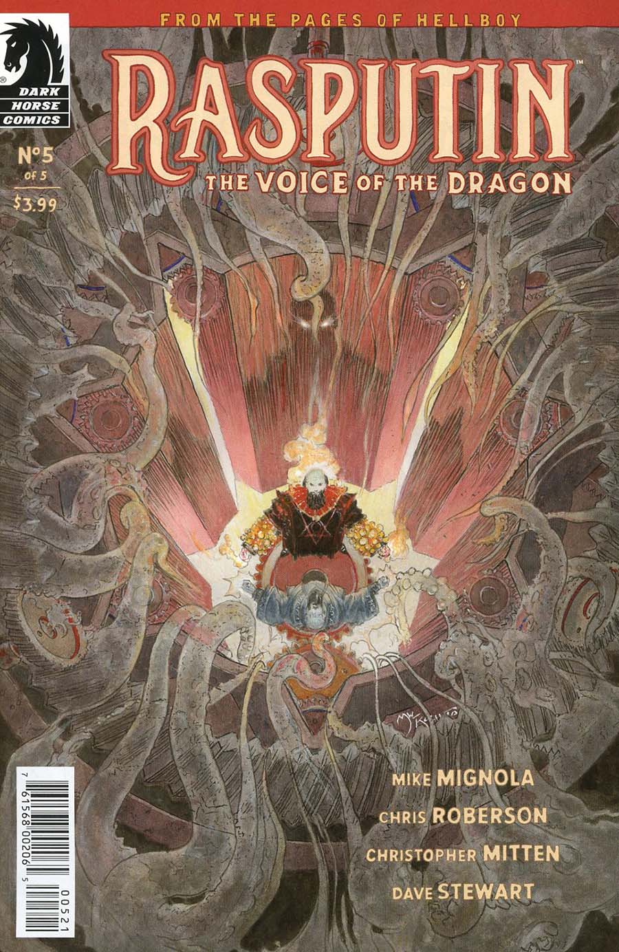 Rasputin Voice Of The Dragon #5 Cover B Variant Michael William Kaluta Cover