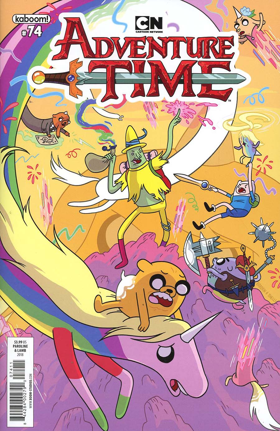 Adventure Time #74 Cover A Regular Shelli Paroline & Braden Lamb Cover
