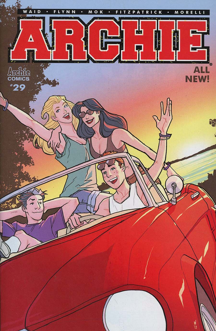Archie Vol 2 #29 Cover C Variant Pete Woods Car Cover
