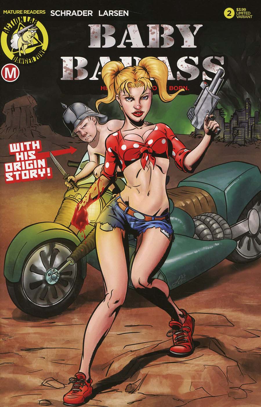 Baby Badass #2 Cover B Variant Leeahd Goldberg Cover