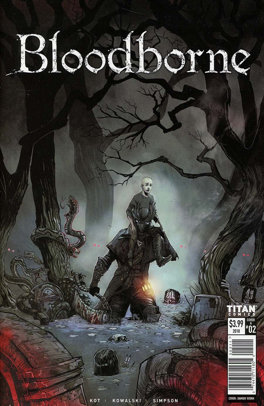 Bloodborne #2 Cover A Regular Damien Worm Cover