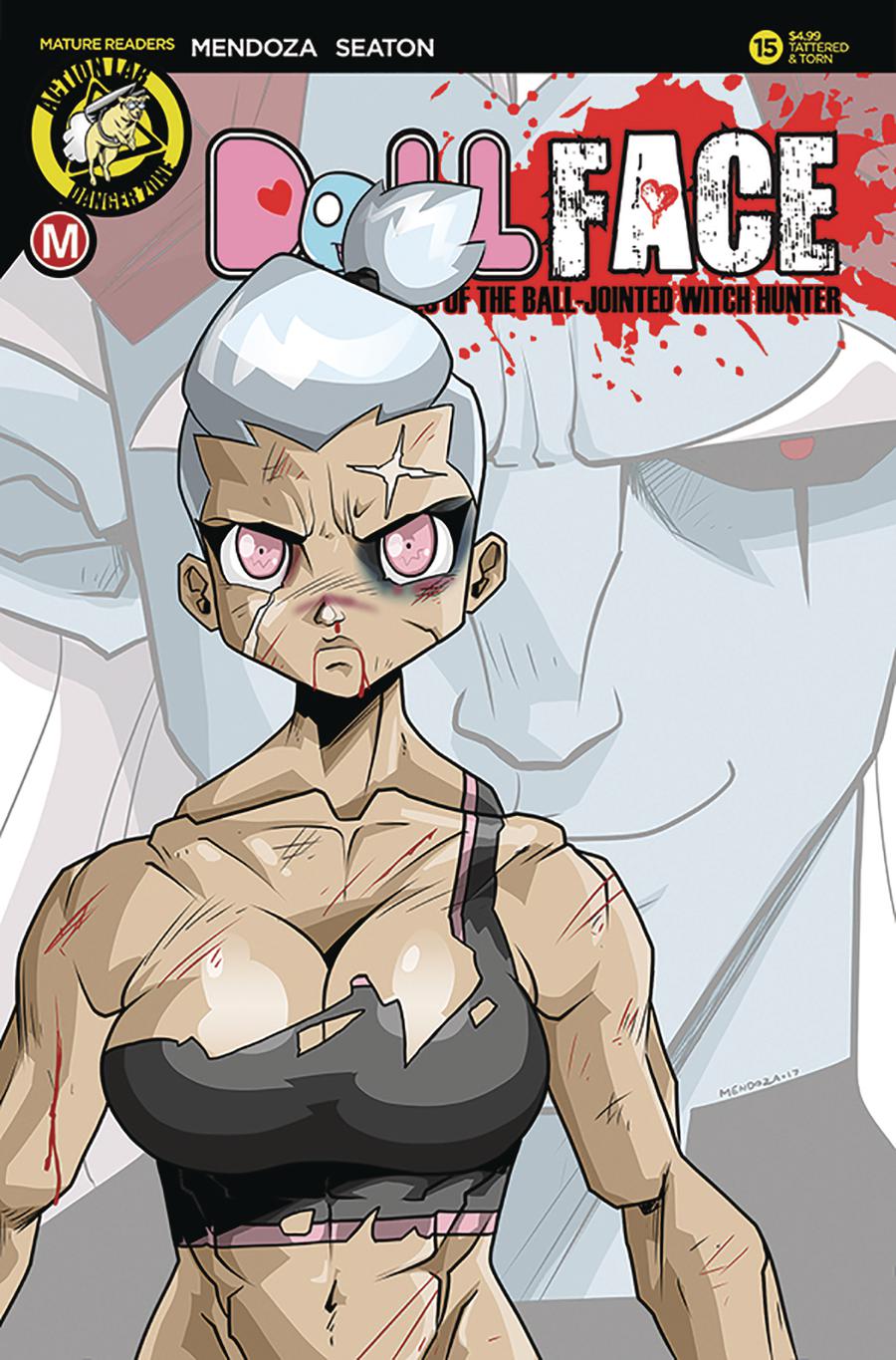 Dollface #15 Cover B Variant Dan Mendoza Tattered & Torn Cover