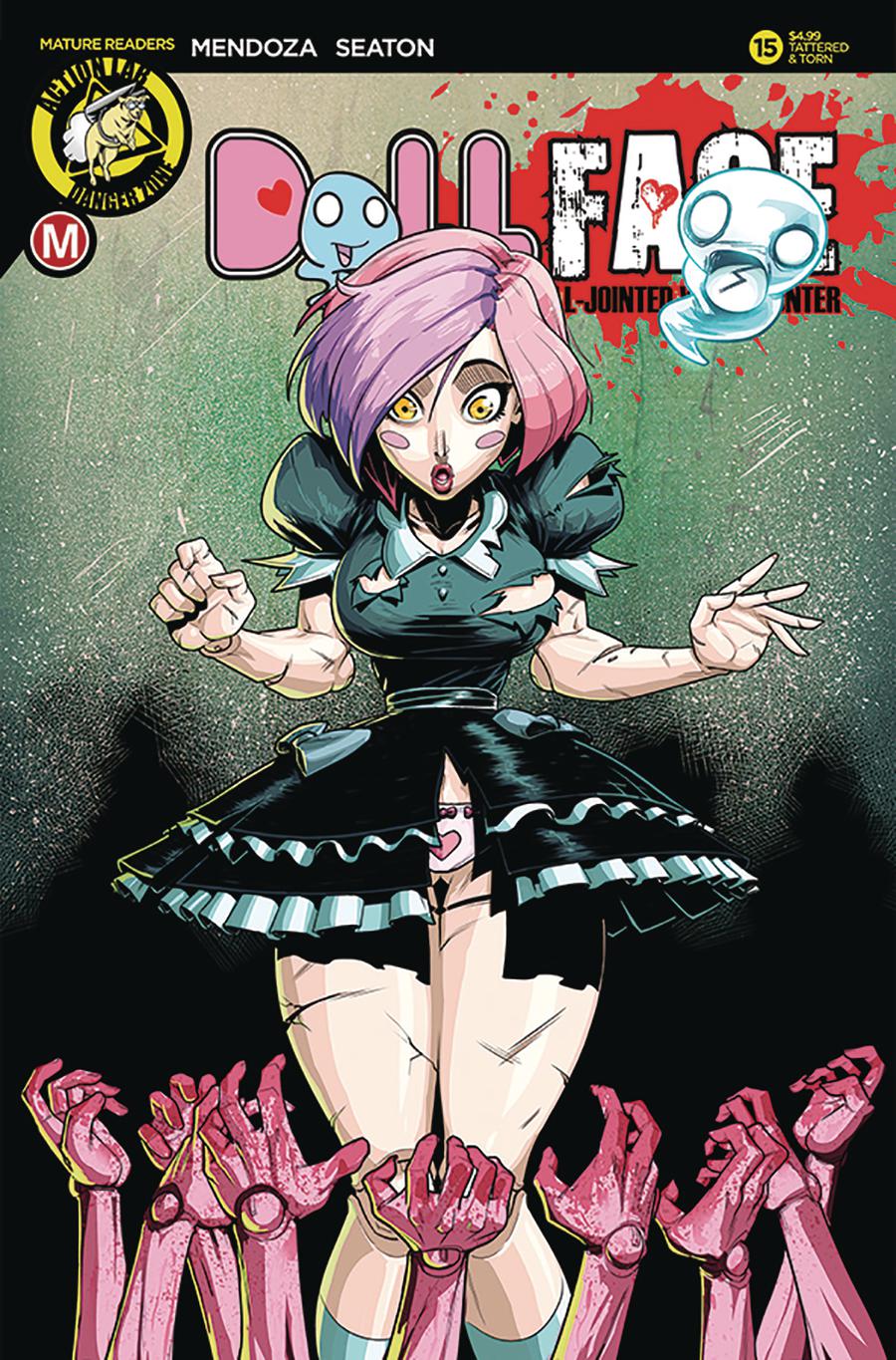 Dollface #15 Cover D Variant Jason Federhenn Pin-Up Tattered & Torn Cover