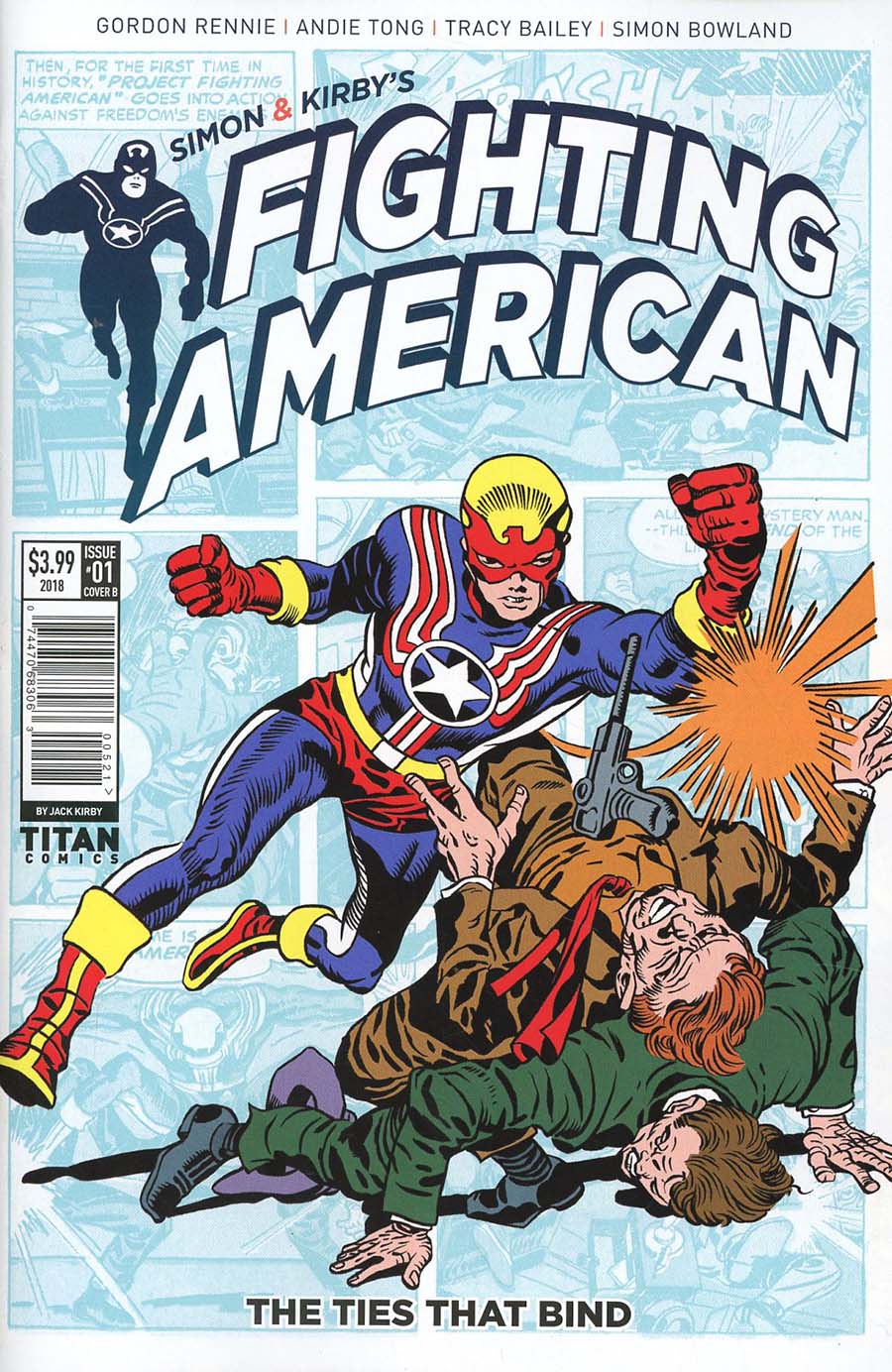 Fighting American Ties That Bind #1 Cover B Variant Jack Kirby Cover