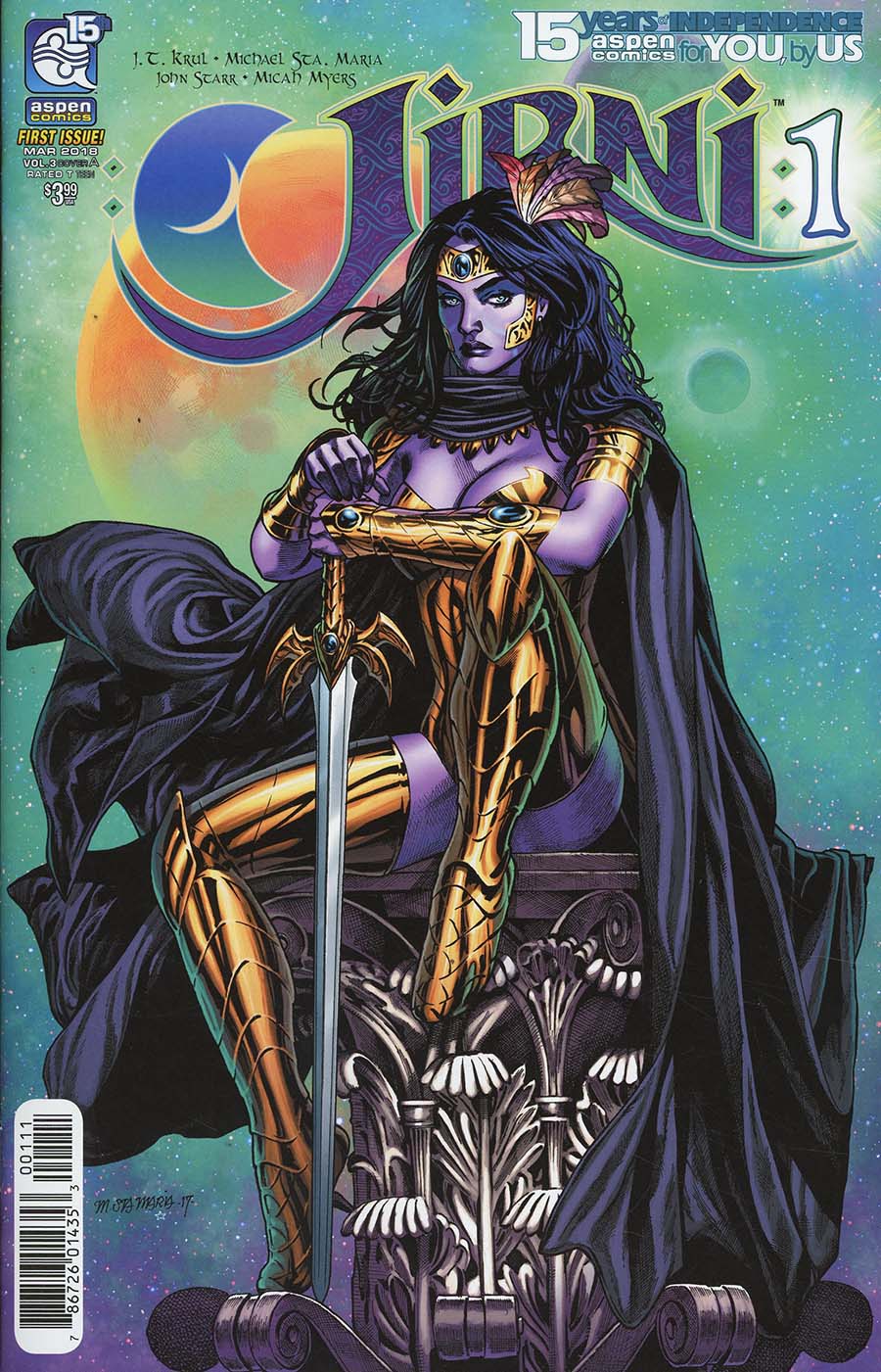 Jirni Vol 3 #1 Cover A Regular Michael Santamaria Cover