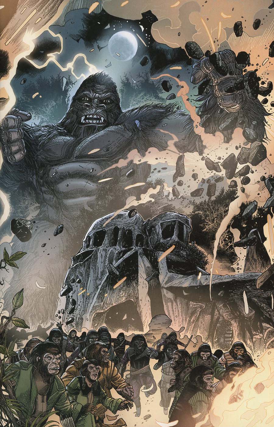 Kong On The Planet Of The Apes #5 Cover B Variant Carlos Magno Connecting Cover
