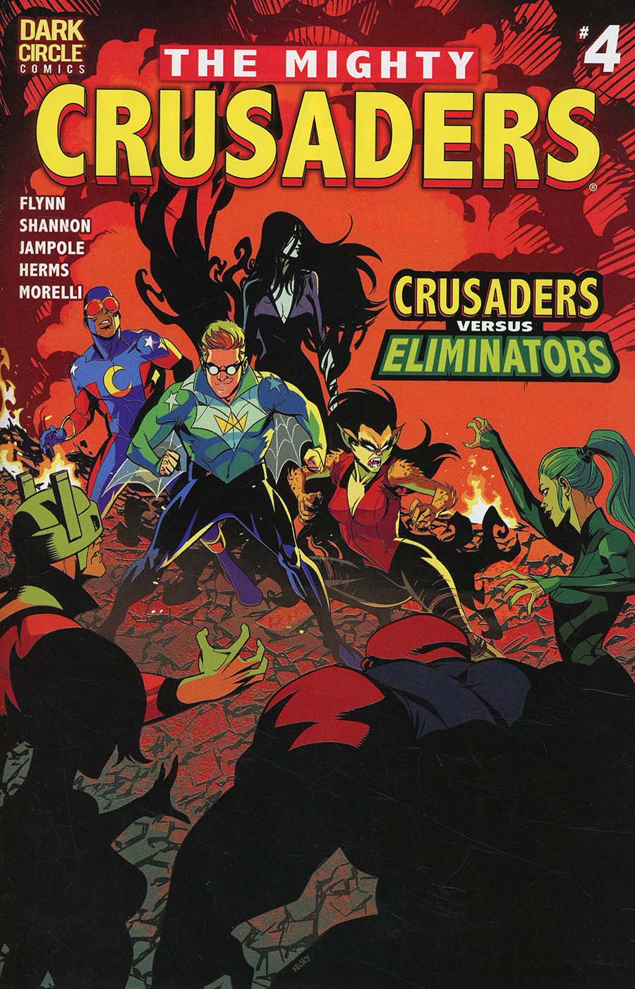 Mighty Crusaders Vol 4 #4 Cover A Regular Kelsey Shannon Cover