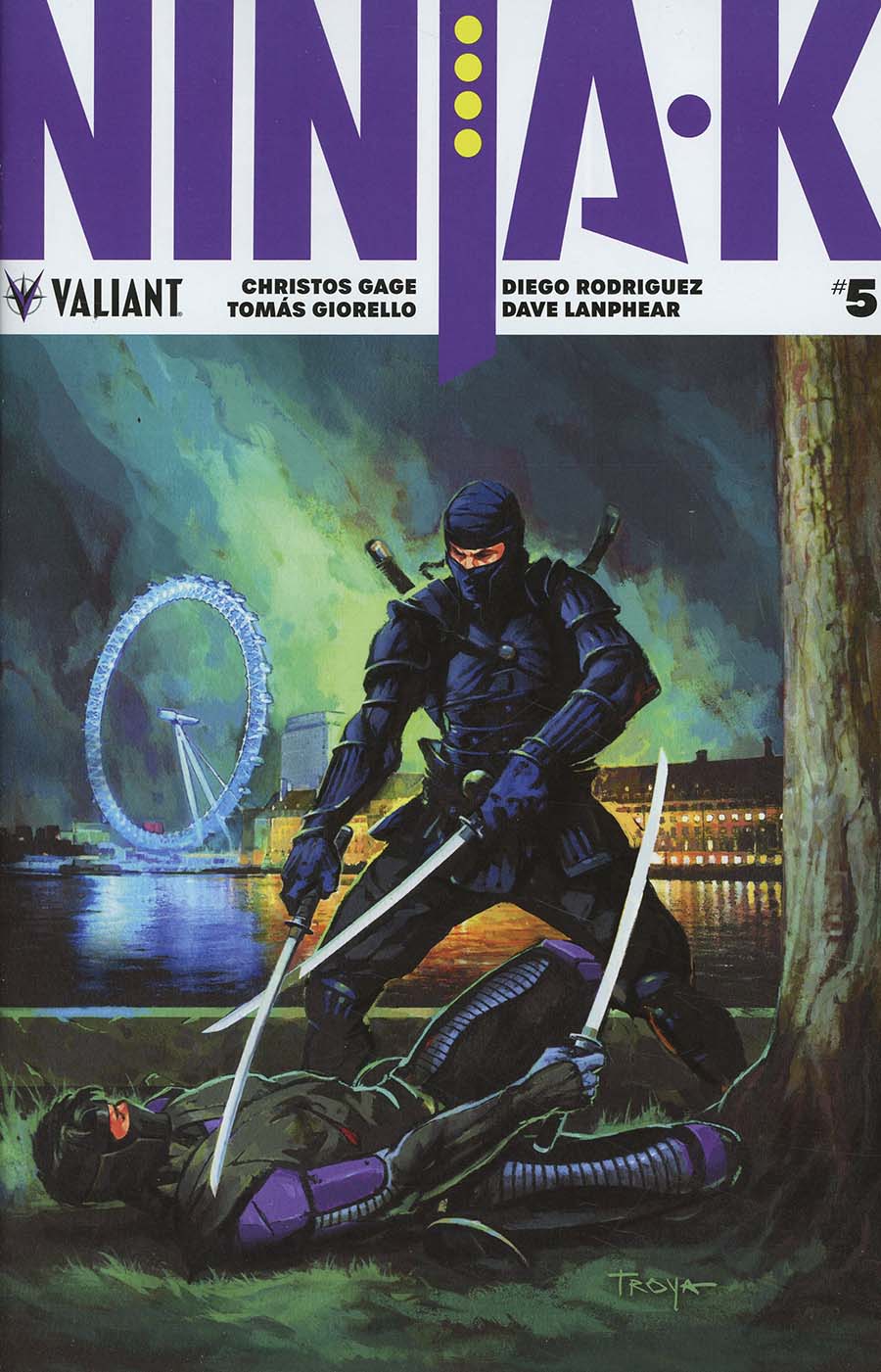 Ninja-K #5 Cover B Variant Lucas Troya Cover
