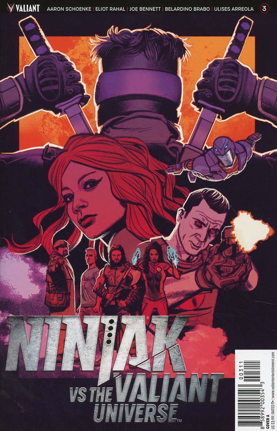 Ninjak vs The Valiant Universe #3 Cover A Regular Greg Smallwood Cover