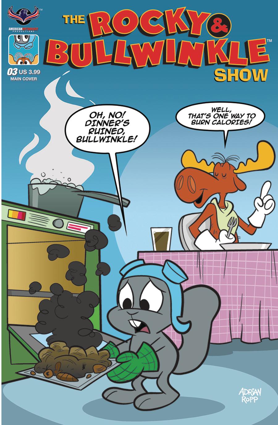 Rocky & Bullwinkle Show #3 Cover A Regular Adrian Ropp Cover