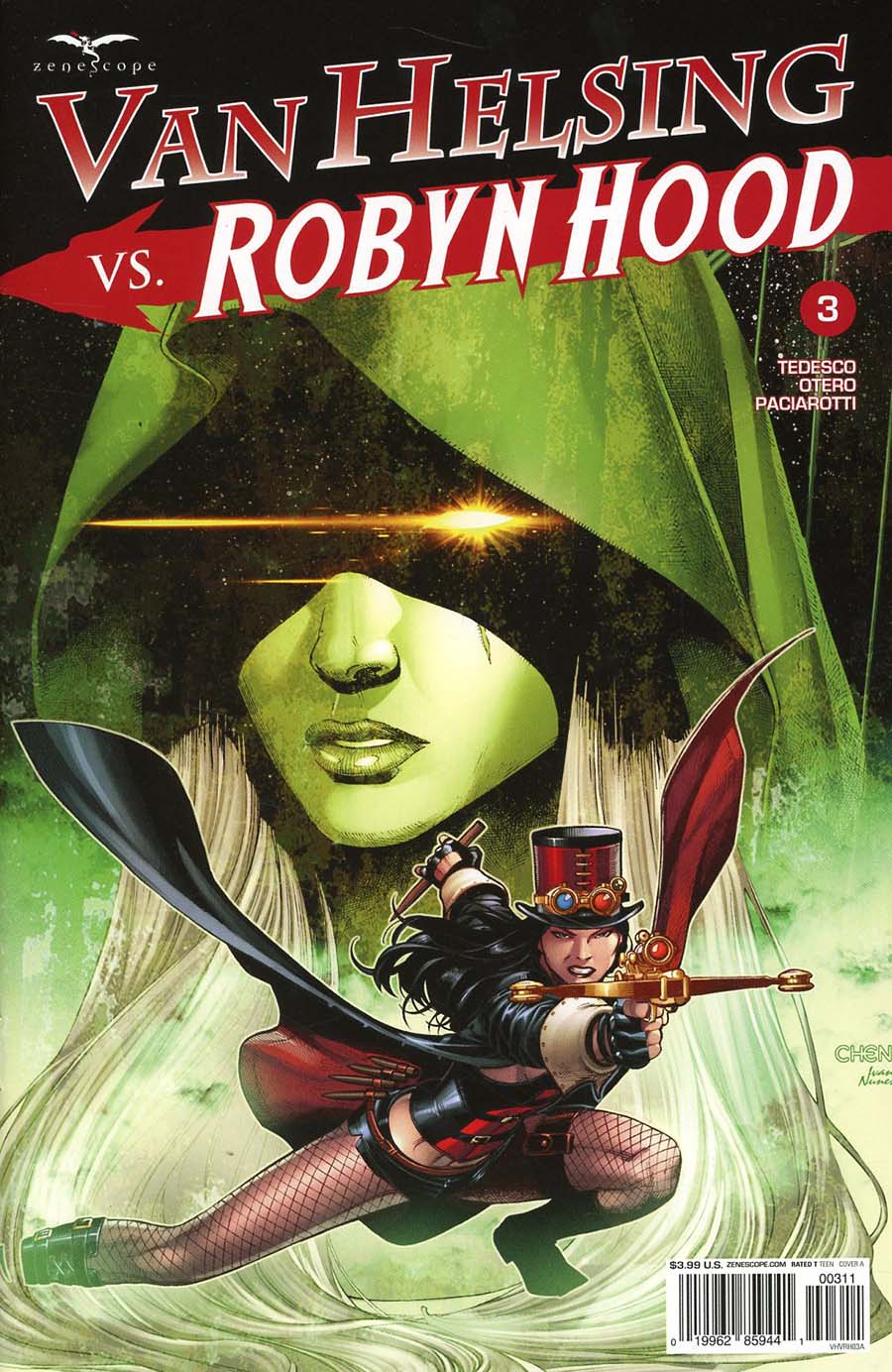 Grimm Fairy Tales Presents Van Helsing vs Robyn Hood #3 Cover A Sean Chen