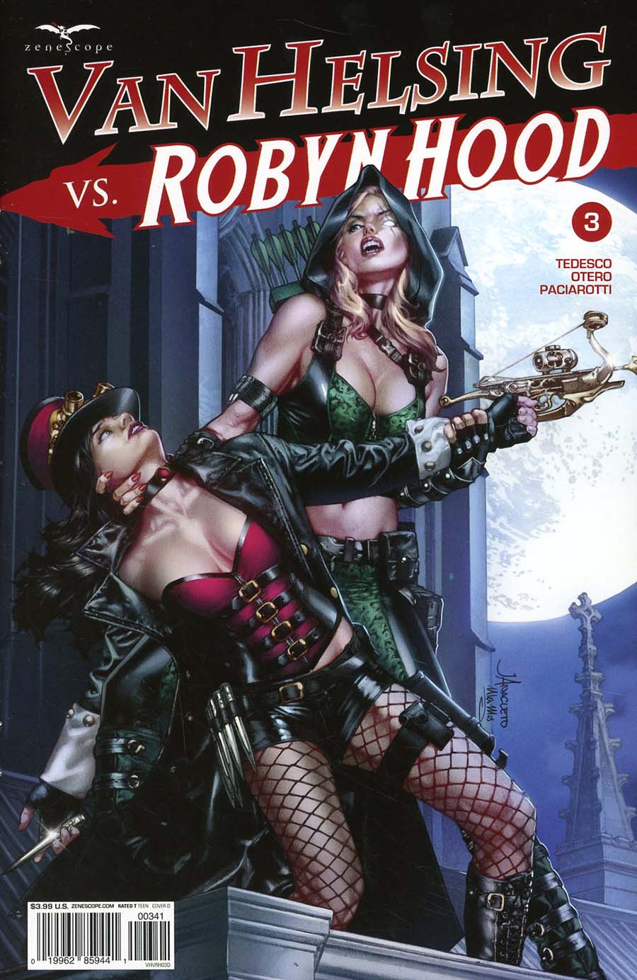 Grimm Fairy Tales Presents Van Helsing vs Robyn Hood #3 Cover D Jay Anacleto