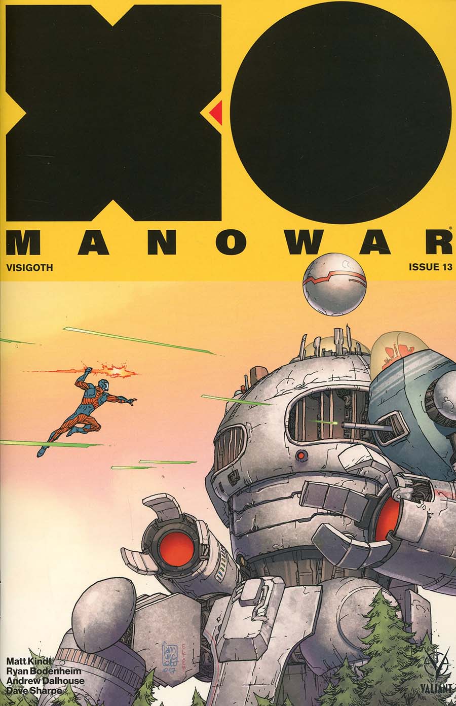 X-O Manowar Vol 4 #13 Cover B Variant Giuseppe Camuncoli Cover