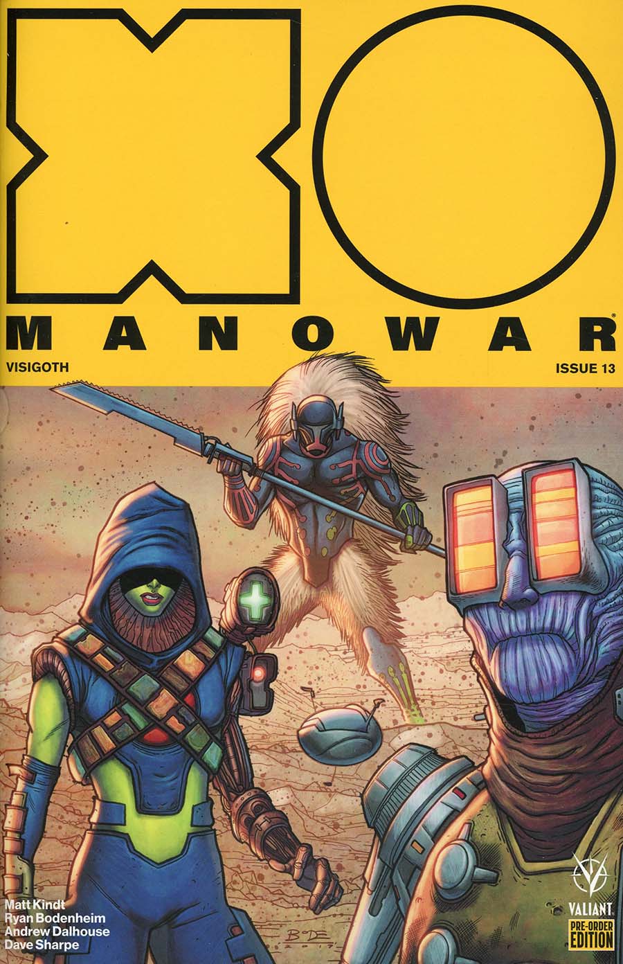 X-O Manowar Vol 4 #13 Cover C Variant Renato Guedes Cover