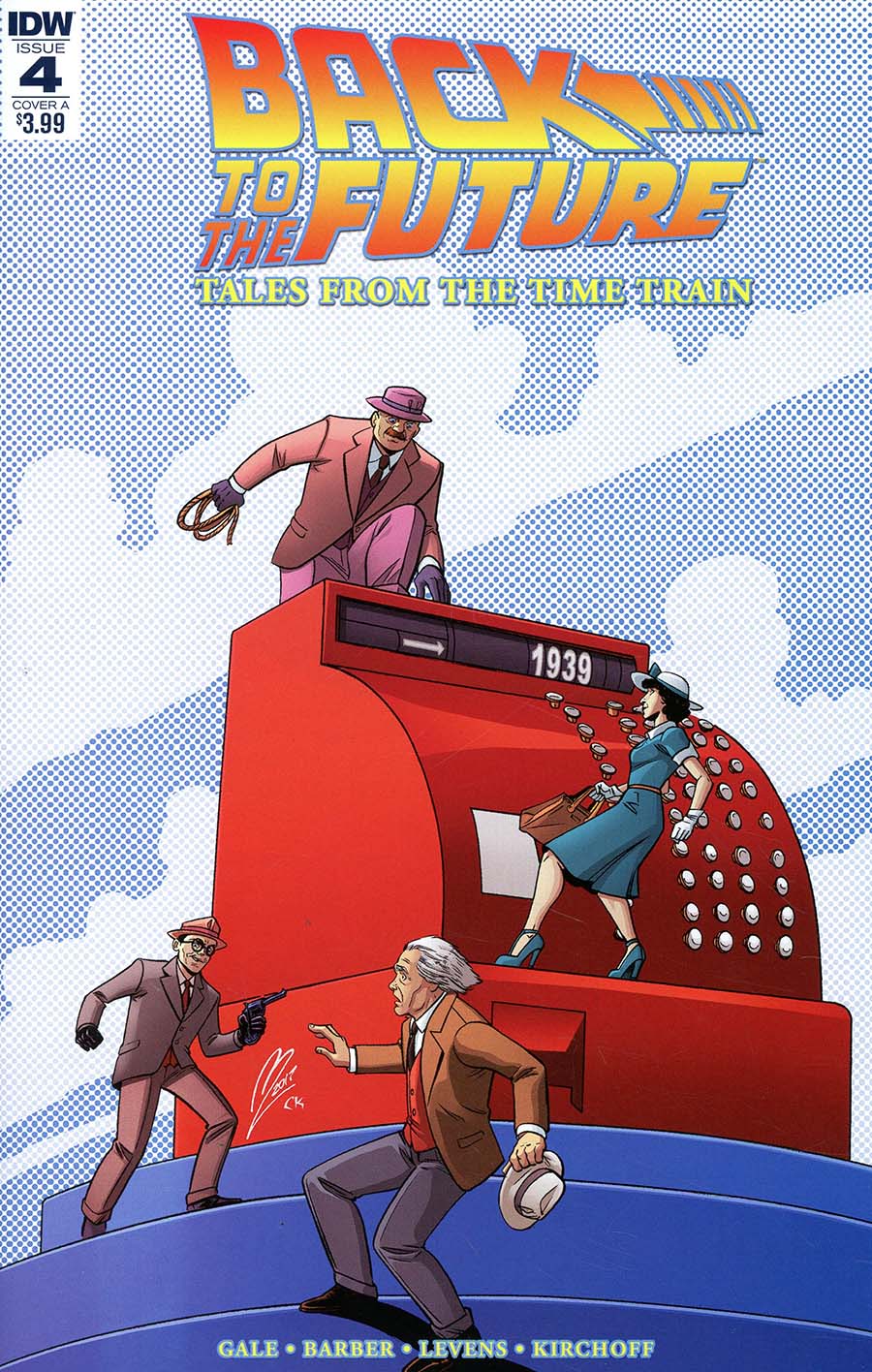 Back To The Future Tales From The Time Train #4 Cover A Regular Megan Levens Cover